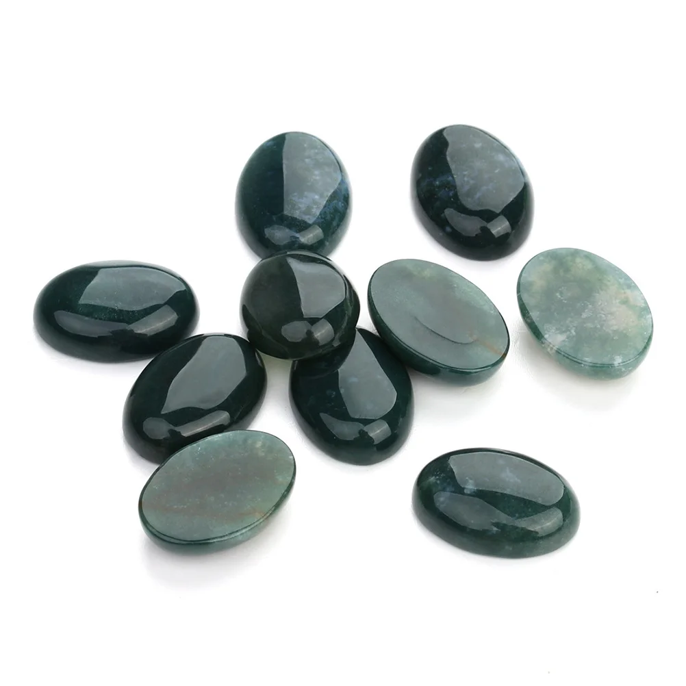 10Pcs Green Agate Stone Cabochons Oval Shape 18x25mm Flat Base Jewelry Craft Supplies DIY Ring Earring Decoration Patch
10Pcs Green Agate Stone Cabochons Oval Shape 18x25mm Flat Base Jewelry Craft Supplies DIY Ring Earring Decoration Patch