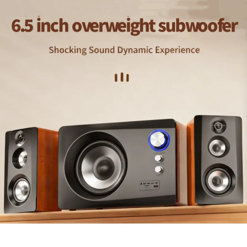 80W Desktop Home Cinema Overweight Subwoofer Wired Wooden Multimedia Caixa De Som High-quality Stereo TV/PC Bluetooth Speaker
80W Desktop Home Cinema Overweight Subwoofer Wired Wooden Multimedia Caixa De Som High-quality Stereo TV/PC Bluetooth Speaker