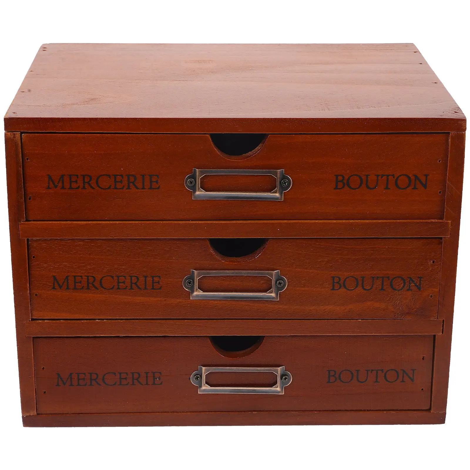 Solid Wood Retro Storage Cabinet Desktop Makeup Organizers 3-layer Drawers Cabinets and Display Case Skin Care
Solid Wood Retro Storage Cabinet Desktop Makeup Organizers 3-layer Drawers Cabinets and Display Case Skin Care