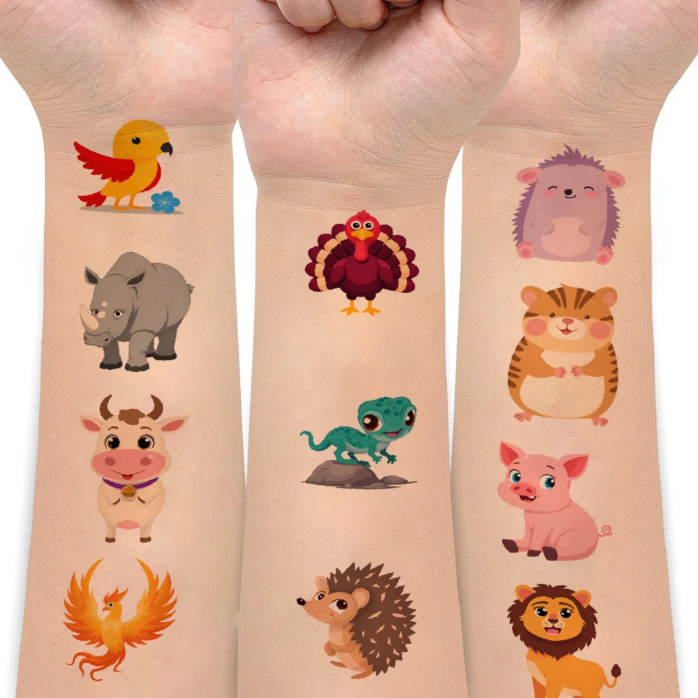 54pcs Temporary Tattoo Temporary Tattoo Stickers Fox Pig Parrot For Girls Cheeks Shoulders
54pcs Temporary Tattoo Temporary Tattoo Stickers Fox Pig Parrot For Girls Cheeks Shoulders
