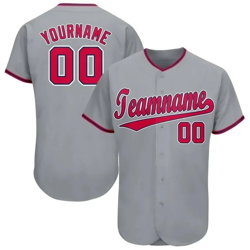 Custom Gray Baseball Jersey Men and Women Section Shirt 3D Printed Shirt Casual Team Shirts Hip Hop Unisex Tops
Custom Gray Baseball Jersey Men and Women Section Shirt 3D Printed Shirt Casual Team Shirts Hip Hop Unisex Tops