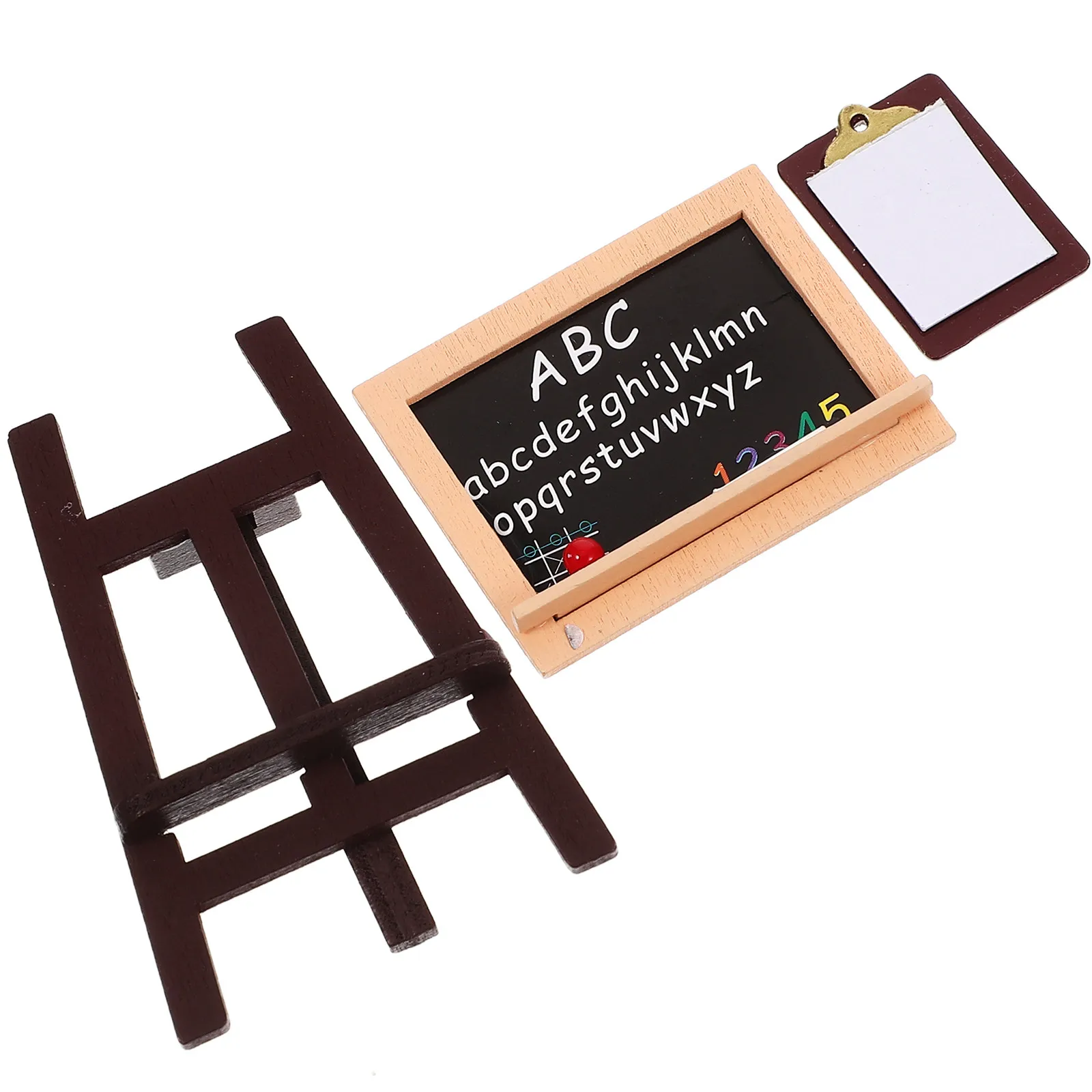 1Set Wooden Mini Easel Writing Board for Dollhouse Decoration Realistic Lightweight Desktop Art Prop Kids Creative Home
1Set Wooden Mini Easel Writing Board for Dollhouse Decoration Realistic Lightweight Desktop Art Prop Kids Creative Home