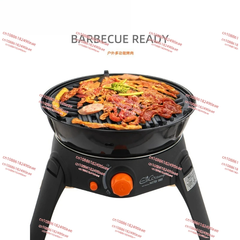 Outdoor multi-function gas stove camping barbecue grill 6-piece set folding picnic equipment surrounding stove tea oven
Outdoor multi-function gas stove camping barbecue grill 6-piece set folding picnic equipment surrounding stove tea oven