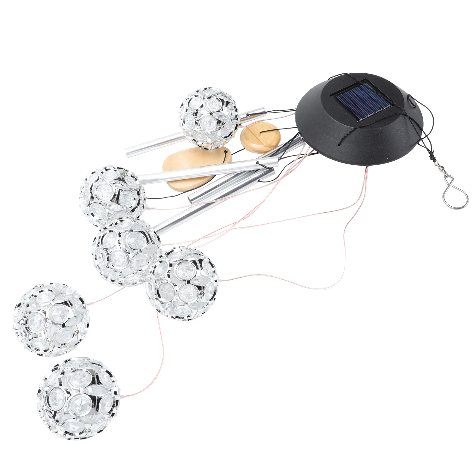 1Pcs Solar Diamond Ball Waterproof Wind Chime Light Outdoor Garden Lamp Courtyard Hanging Lamp Night Light Courtyard Decor
1Pcs Solar Diamond Ball Waterproof Wind Chime Light Outdoor Garden Lamp Courtyard Hanging Lamp Night Light Courtyard Decor