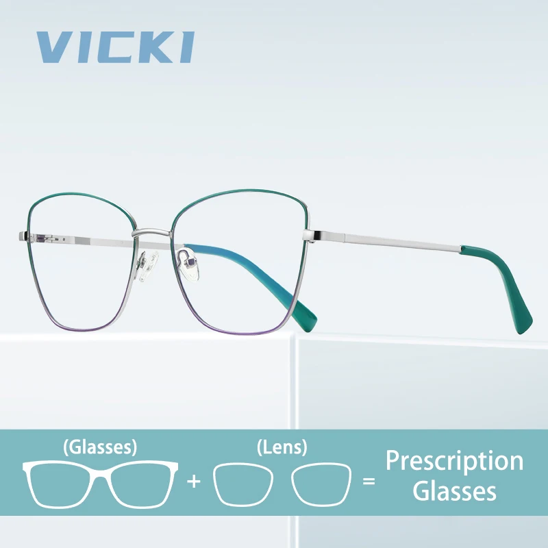 VICKI Elegant Temperament Butterfly Metal Glasses Can Be Customized Prescription Anti-blue Photochromism Six Colors PFD3087
VICKI Elegant Temperament Butterfly Metal Glasses Can Be Customized Prescription Anti-blue Photochromism Six Colors PFD3087