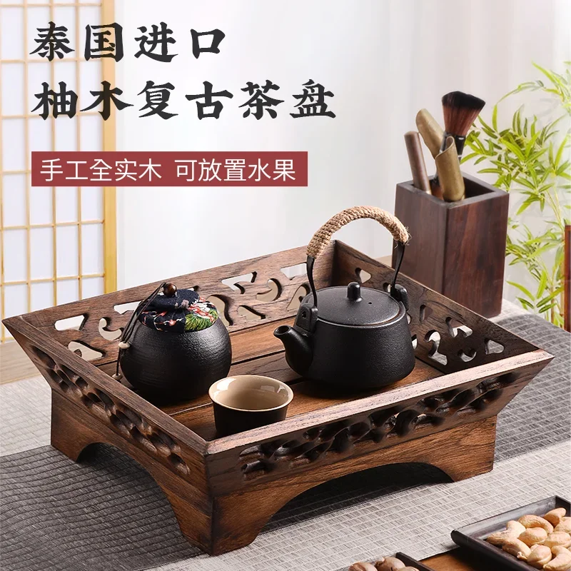 Handmade Retro Chinese Solid Wood Fruit Tray for Living Room Office Home Coffee Table Storage Simple Design
Handmade Retro Chinese Solid Wood Fruit Tray for Living Room Office Home Coffee Table Storage Simple Design