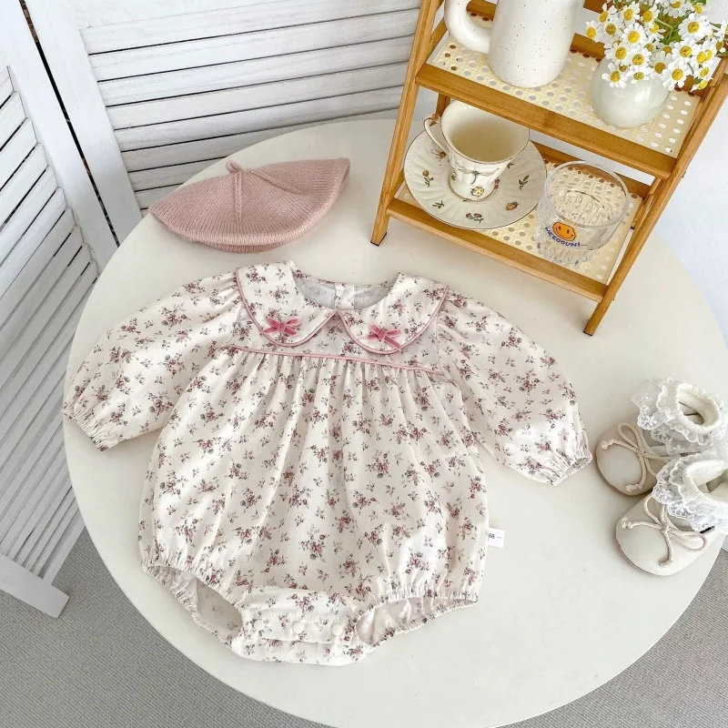 2025 New Spring Infant Baby Girl Bodysuits Long Sleeved Cotton Flower Print Newborn Baby Girl Jumpsuit 0-24M Children Clothes
2025 New Spring Infant Baby Girl Bodysuits Long Sleeved Cotton Flower Print Newborn Baby Girl Jumpsuit 0-24M Children Clothes