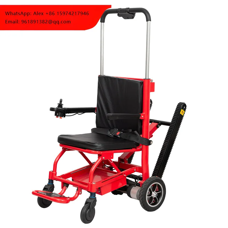 Electric Track-Type Stair Climbing Wheelchair Foldable Passenger Class II Model ST003A With Lifetime Warranty
Electric Track-Type Stair Climbing Wheelchair Foldable Passenger Class II Model ST003A With Lifetime Warranty