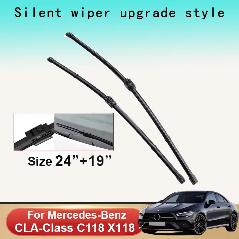 Car Wiper Blades For Mercedes Benz CLA-Class W118 C118 X118 2019 2020 2021 2022 CLA 200 250 35 C45S Car Accessories
Car Wiper Blades For Mercedes Benz CLA-Class W118 C118 X118 2019 2020 2021 2022 CLA 200 250 35 C45S Car Accessories