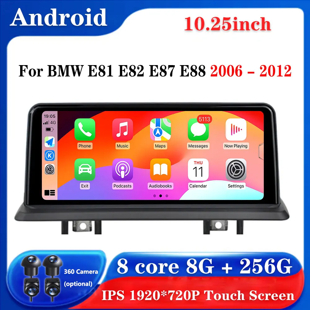 10.25 inch 1920*720P HD Touch Screen for BMW E81 E82 E87 E88 2006 - 2012 DSP Stereo GPS 4G Android Car Radio Multimedia Player
10.25 inch 1920*720P HD Touch Screen for BMW E81 E82 E87 E88 2006 - 2012 DSP Stereo GPS 4G Android Car Radio Multimedia Player