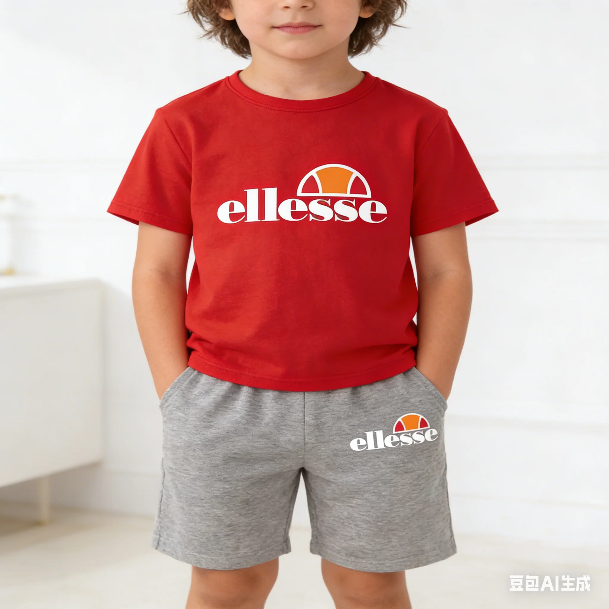 ELL Brand Kids Short Sleeve T-shirt & Shorts Set Summer Casual Outfit For Boys Girls 4-16Y
ELL Brand Kids Short Sleeve T-shirt & Shorts Set Summer Casual Outfit For Boys Girls 4-16Y