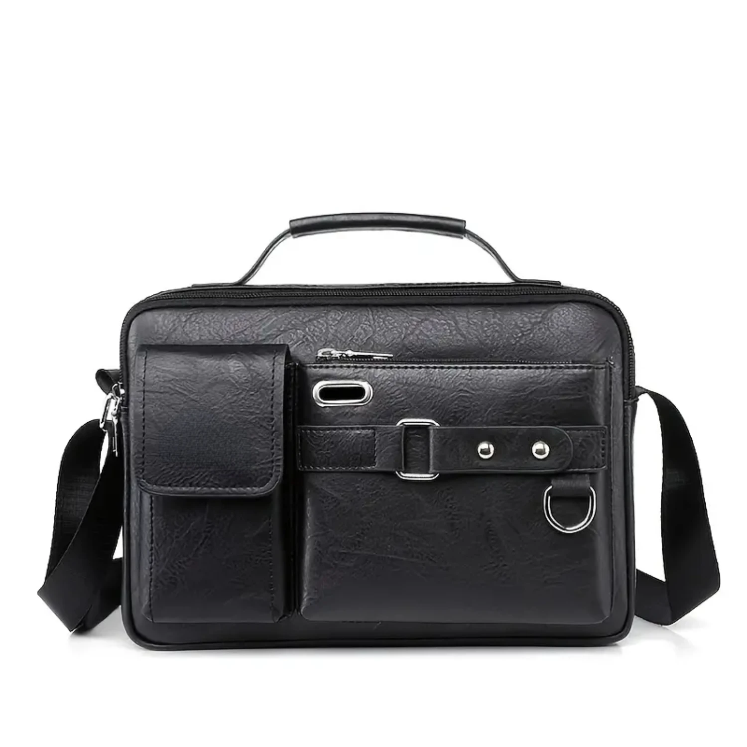 Stylish, Portable, Business-Ready Men's One-Shoulder Satchel Messenger Bag Perfect for Casual Use and On-the-Go Fashion
Stylish, Portable, Business-Ready Men's One-Shoulder Satchel Messenger Bag Perfect for Casual Use and On-the-Go Fashion