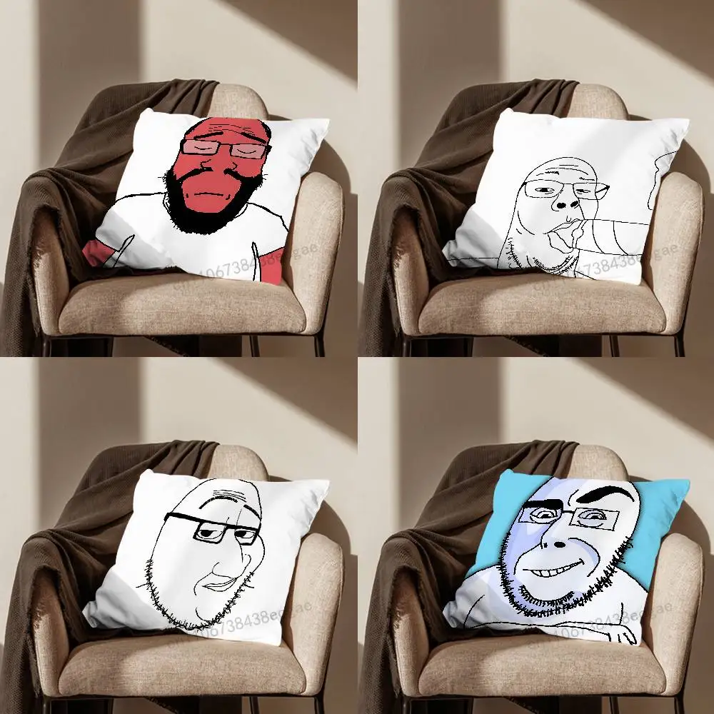 Emojis Wojak Soyjak Its Over Throw Pillow Case For 45*45cm,55*55cm,30*30cm,Car Pillowcase Home Bedchamber Decor Gift
Emojis Wojak Soyjak Its Over Throw Pillow Case For 45*45cm,55*55cm,30*30cm,Car Pillowcase Home Bedchamber Decor Gift