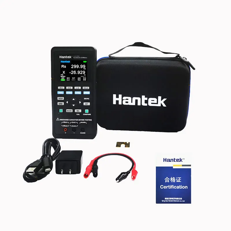 Hantek Digital Handheld LCR Meter Hantek 1833C Portable Digital Bridge LCR Inductance Capacitance Resistance Tester
Hantek Digital Handheld LCR Meter Hantek 1833C Portable Digital Bridge LCR Inductance Capacitance Resistance Tester