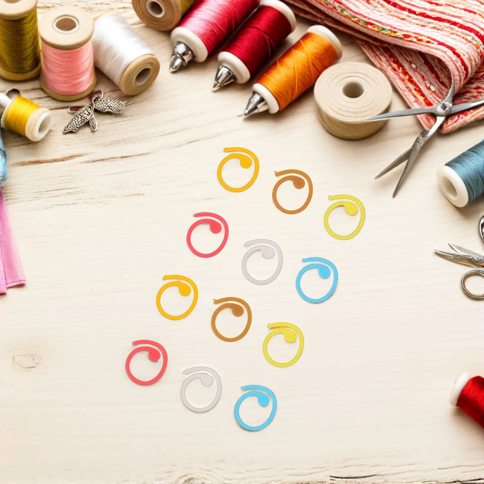 60Pcs Crochet Knitting Accessories - Spiral Stitch Markers - Lightweight Colorful Clips for Yarn Craft Projects Sweater Scarf
60Pcs Crochet Knitting Accessories - Spiral Stitch Markers - Lightweight Colorful Clips for Yarn Craft Projects Sweater Scarf