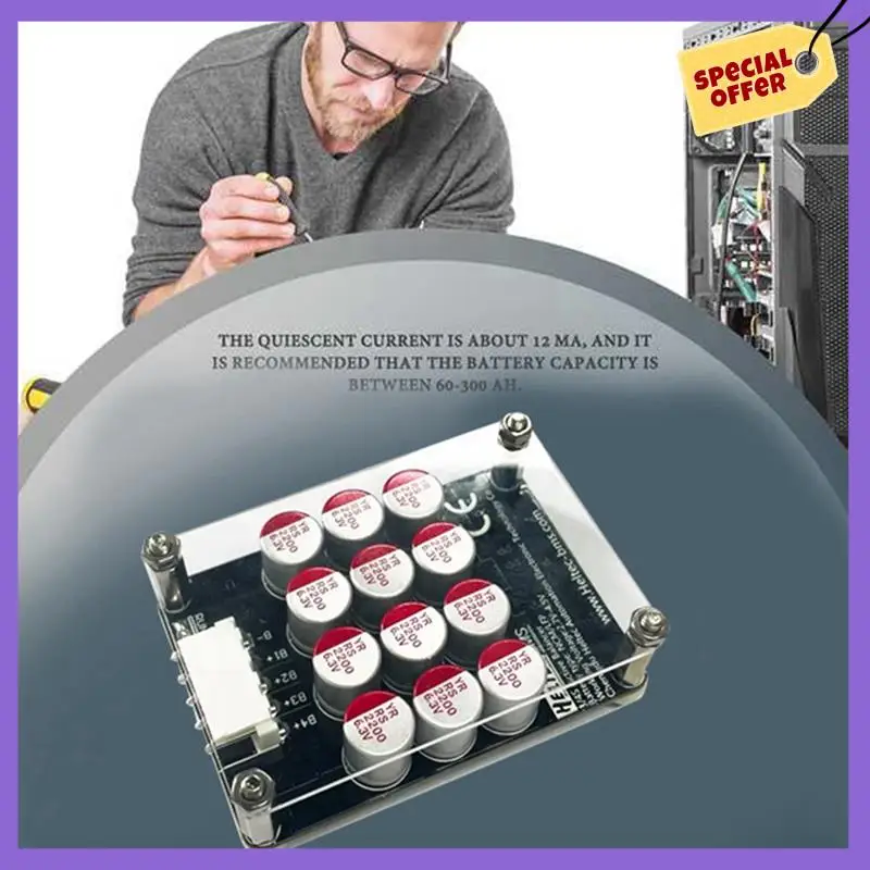 -A96Z 2X 4S 5A Cluster Equalizer Active BMS Board Lithium Battery Lifepo4 Battery Equalizer Capacitor(With Case+Terminal Wire)
-A96Z 2X 4S 5A Cluster Equalizer Active BMS Board Lithium Battery Lifepo4 Battery Equalizer Capacitor(With Case+Terminal Wire)