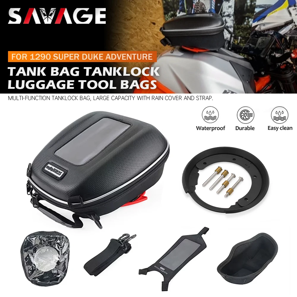 Tank Bag Luggage For 1290 Super Duke R/GT Super ADV 1050 1090 1190 Adventure Motorcycle Waterproof Racing Bags Tanklock Ring
Tank Bag Luggage For 1290 Super Duke R/GT Super ADV 1050 1090 1190 Adventure Motorcycle Waterproof Racing Bags Tanklock Ring