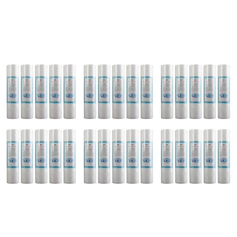 AA49 30Pcs Replacement Water Sediment Filters (5 Micrometer) 2.5 Inch X 10 Inch Cartridges
AA49 30Pcs Replacement Water Sediment Filters (5 Micrometer) 2.5 Inch X 10 Inch Cartridges