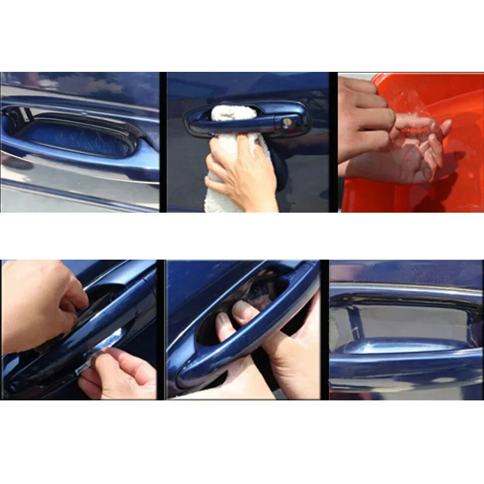 Sheet Car Door Handle Protective Film Transparent 8.5cm X 9.5cm 8pcs Fiber Vinyl Film Scratch Invisible Hot Sale
Sheet Car Door Handle Protective Film Transparent 8.5cm X 9.5cm 8pcs Fiber Vinyl Film Scratch Invisible Hot Sale