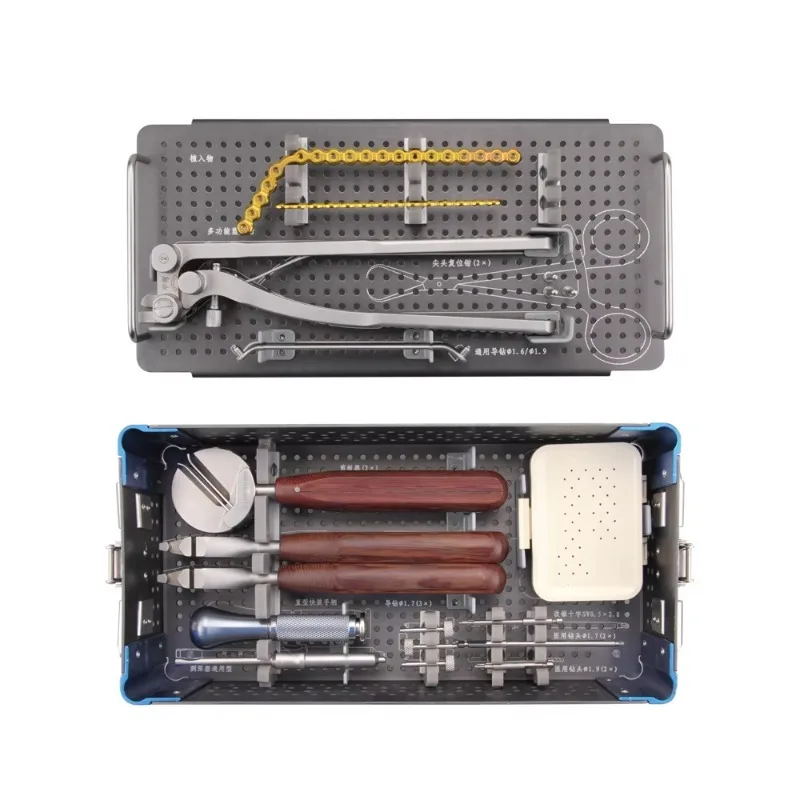 Maxillofacial Reconstruction Surgery Instruments Set for Mandible
Maxillofacial Reconstruction Surgery Instruments Set for Mandible