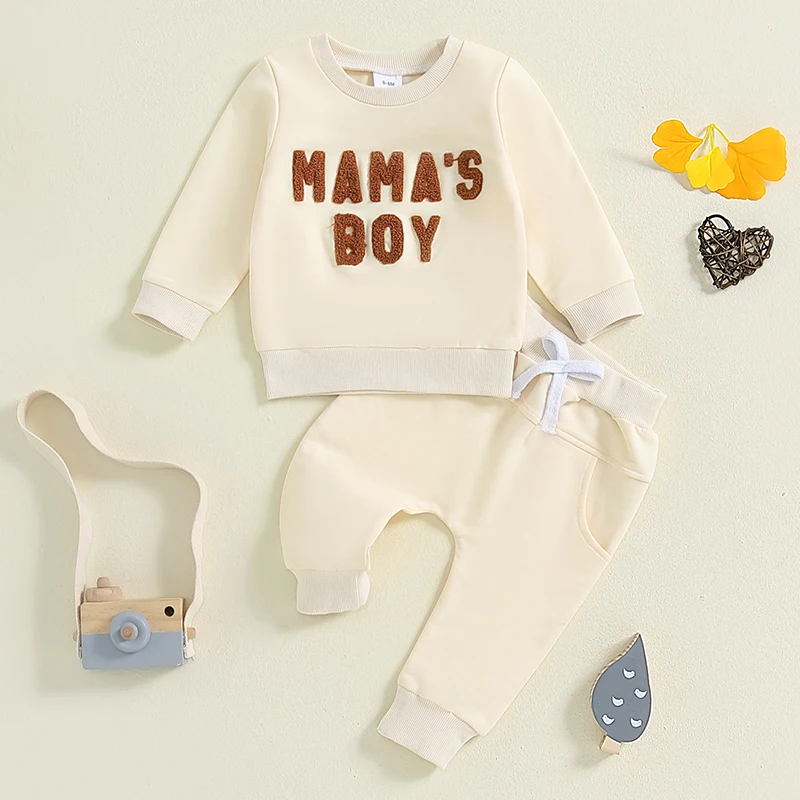 Suefunskry Toddler Boys Fall Outfits Letter Embroidered Long Sleeve Sweatshirts and Elastic Waist Pants 2Pcs Clothes Set
Suefunskry Toddler Boys Fall Outfits Letter Embroidered Long Sleeve Sweatshirts and Elastic Waist Pants 2Pcs Clothes Set