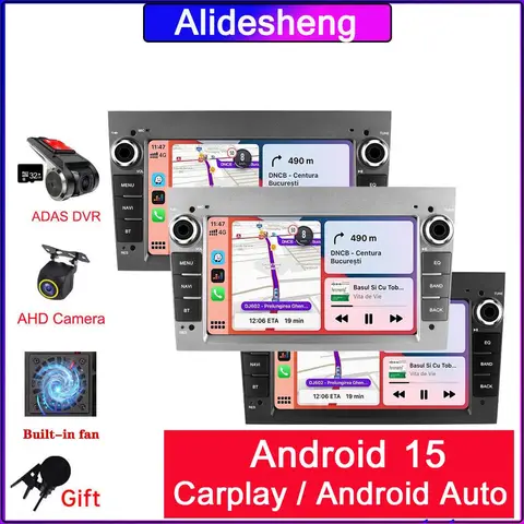 Android 15 Wireless Carplay Car Radio Opel Vauxhall Astra Antara Meriva Vivaro Combo Signum Vectra Corsa Multimedia GPS Auto