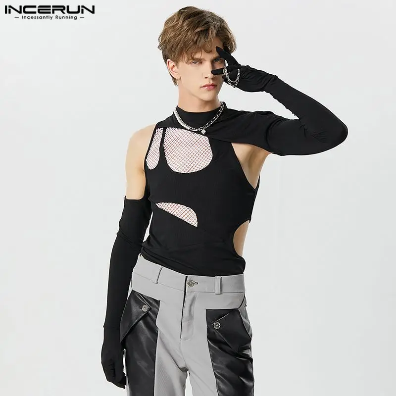 Sexy Fashionable Mens Bodysuits Deconstructed Design Spliced Mesh Rompers Pullover Thimble Triangle Jumpsuits S-5XL INCERUN 2023
Sexy Fashionable Mens Bodysuits Deconstructed Design Spliced Mesh Rompers Pullover Thimble Triangle Jumpsuits S-5XL INCERUN 2023