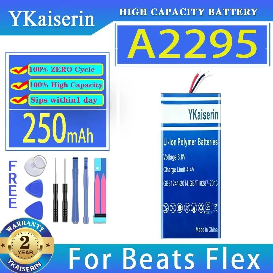 Wireless Headphones Battery A2295 250Mah High-Efficiency For Beats Flex Headset Long Lasting
Wireless Headphones Battery A2295 250Mah High-Efficiency For Beats Flex Headset Long Lasting