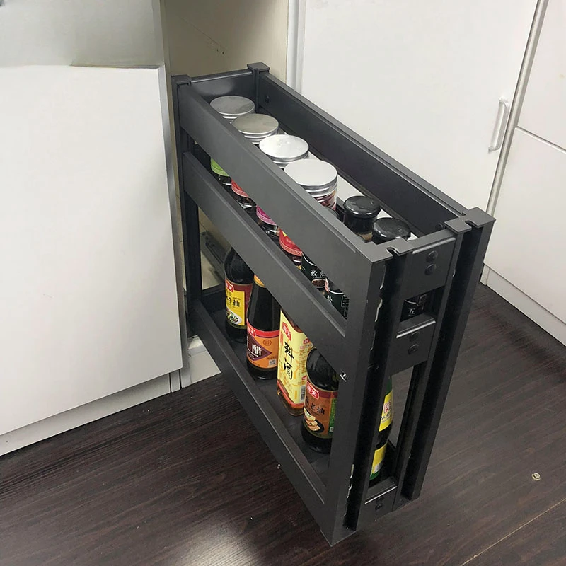 Seasoning basket kitchen cabinet aluminum alloy drawer type seasoning kitchen cabinet storage rack built-in vertical
Seasoning basket kitchen cabinet aluminum alloy drawer type seasoning kitchen cabinet storage rack built-in vertical