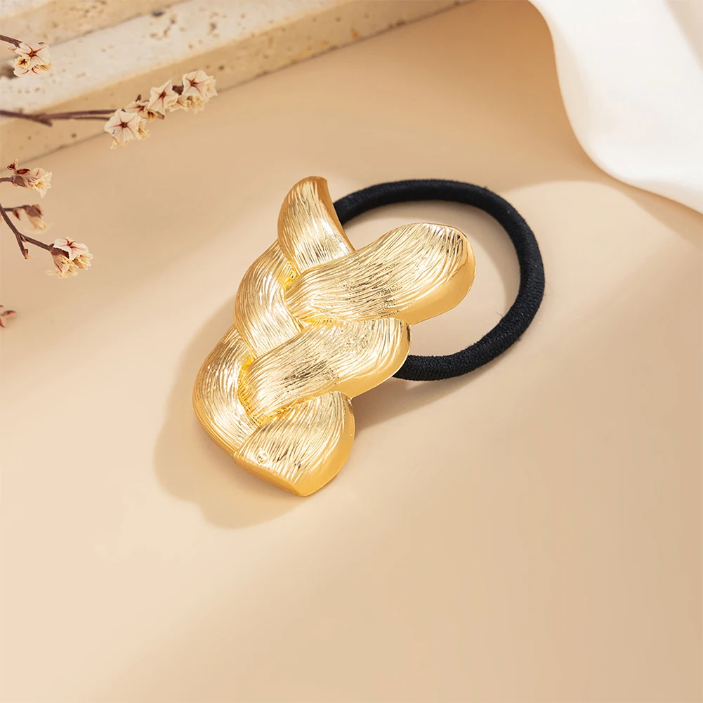 Y2K Hair Accessories Punk Metal Braid Shaped Elastic Headband Unique Design Ponytail Hair Tie Rubber Band Scrunchies for Women
Y2K Hair Accessories Punk Metal Braid Shaped Elastic Headband Unique Design Ponytail Hair Tie Rubber Band Scrunchies for Women