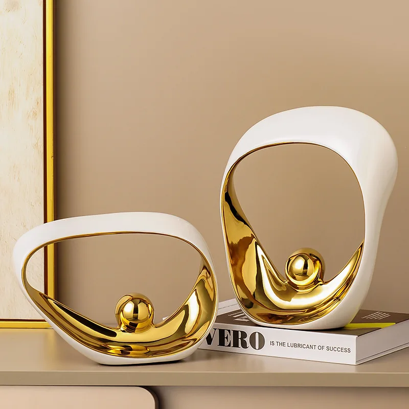 Абстрактные украшения, декоративные фигурки, золотые геометрические офисные украшения, скульптура, керамические поделки, статуи, украшение дома
Абстрактные украшения, декоративные фигурки, золотые геометрические офисные украшения, скульптура, керамические поделки, статуи, украшение дома