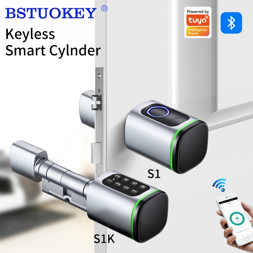 Supports Tuya app BLE Keyless Smart Lock Cylinder supports M1Gateway Mechanical Key And USB Emergency Power Supply Fingerprint
Supports Tuya app BLE Keyless Smart Lock Cylinder supports M1Gateway Mechanical Key And USB Emergency Power Supply Fingerprint