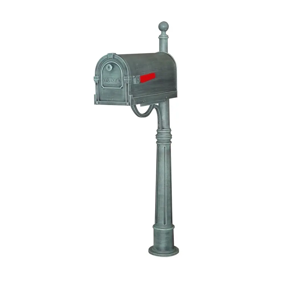 Lite Savannah Curbside Mailbox with Ashland Post Verde Green Mailbox with Aluminum Post SCS1014SPK600VG
Lite Savannah Curbside Mailbox with Ashland Post Verde Green Mailbox with Aluminum Post SCS1014SPK600VG