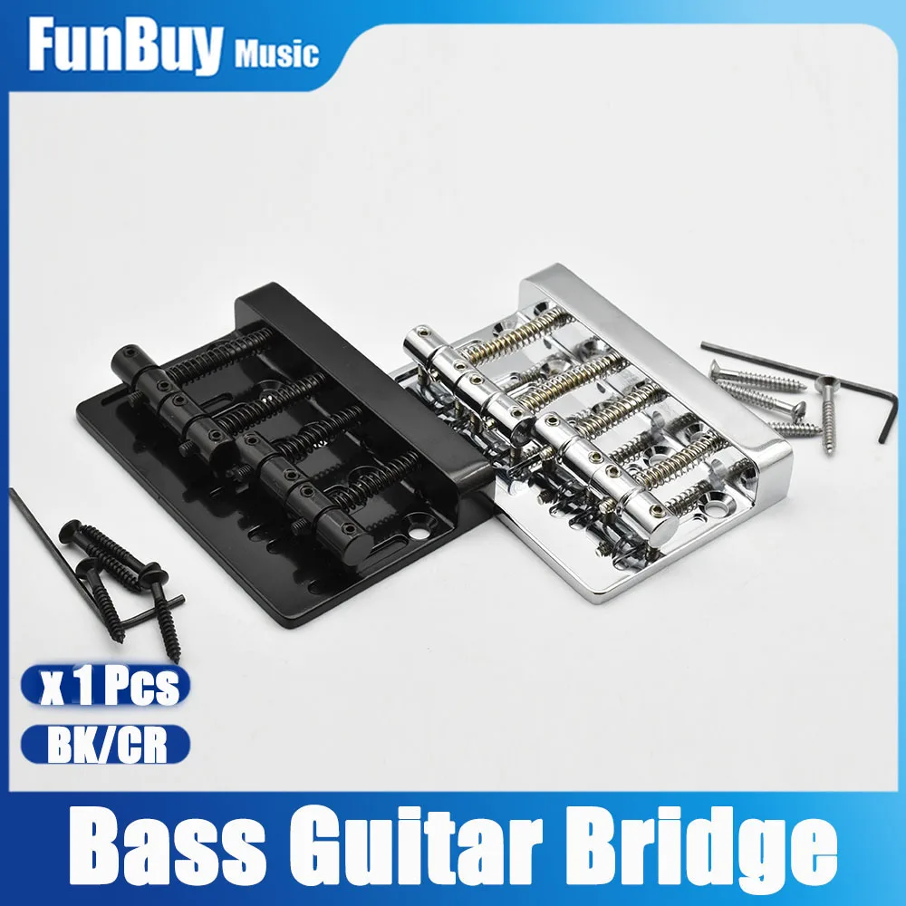 1Pcs 4 String Bass Bridge Tailpiece Electric Bass Guitar Accessories Bass Bridge Assembly Kits
1Pcs 4 String Bass Bridge Tailpiece Electric Bass Guitar Accessories Bass Bridge Assembly Kits