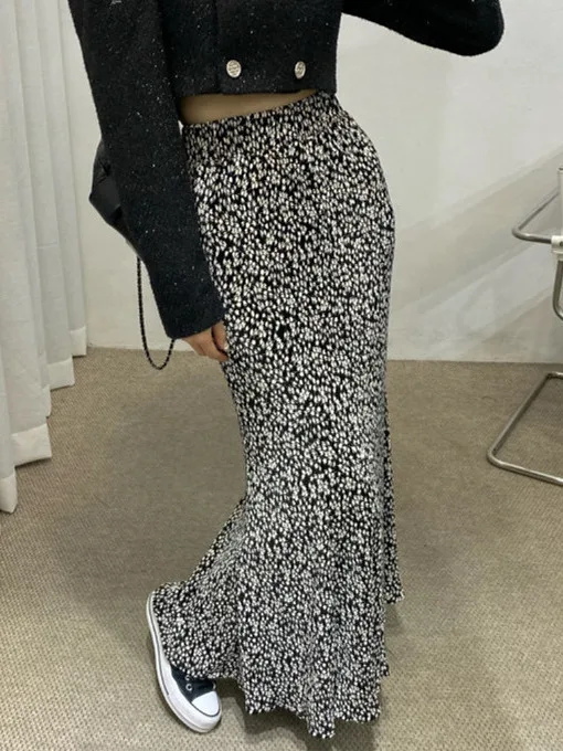 Floral ter Ne Dr Women's Chic Vintage Elastic Waist Skirt Fi Tail Skirt Bodycon Chiffon Trendy Summer Dr
Floral ter Ne Dr Women's Chic Vintage Elastic Waist Skirt Fi Tail Skirt Bodycon Chiffon Trendy Summer Dr