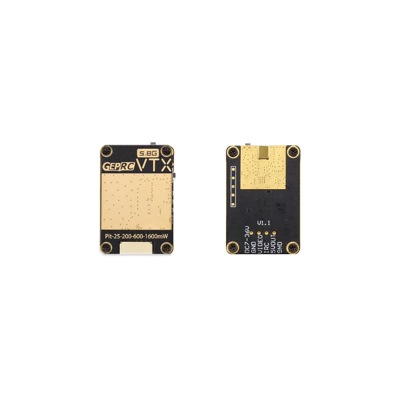 1pcs/RAD VTX 5.8G 1.6W for FPV Drone Transmitter 1600mW for Long Range Flight MMCX Antenna Interface Built in Microphone
1pcs/RAD VTX 5.8G 1.6W for FPV Drone Transmitter 1600mW for Long Range Flight MMCX Antenna Interface Built in Microphone