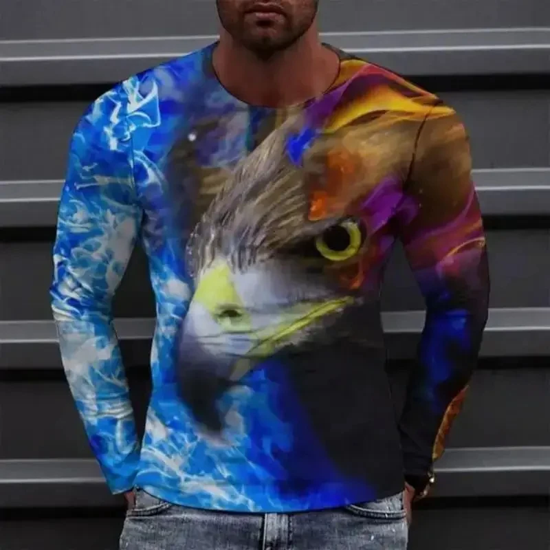 Animal Colorful Eagle 3D Printed Autumn Round Neck T-shirt Casual Fashion Comfortable Oversized Trendy Men_s Clothing
Animal Colorful Eagle 3D Printed Autumn Round Neck T-shirt Casual Fashion Comfortable Oversized Trendy Men_s Clothing