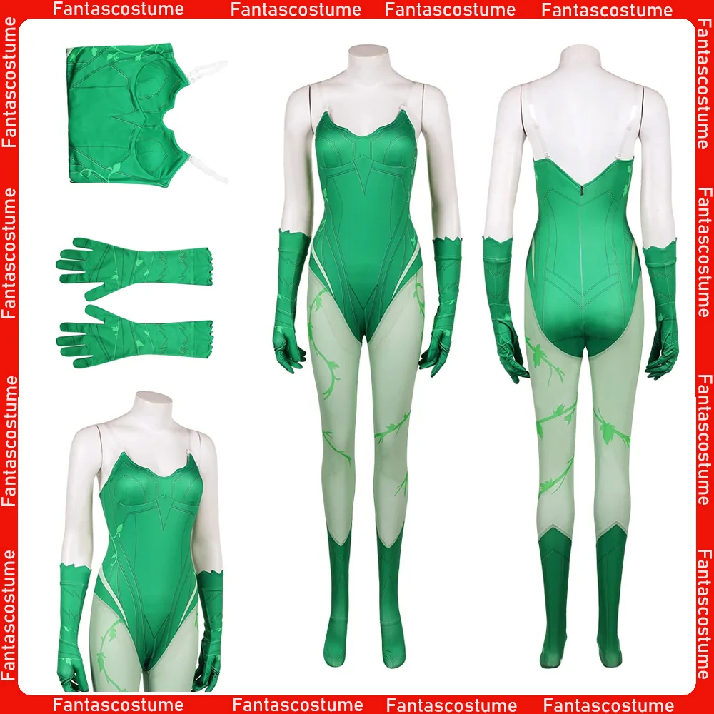 Cosplay Poison Ivy Costume Game Dark Fantasy Legion Disguise Women Jumpsuit Gloves Outfits Halloween Carnival Party Clothes Suit
Cosplay Poison Ivy Costume Game Dark Fantasy Legion Disguise Women Jumpsuit Gloves Outfits Halloween Carnival Party Clothes Suit
