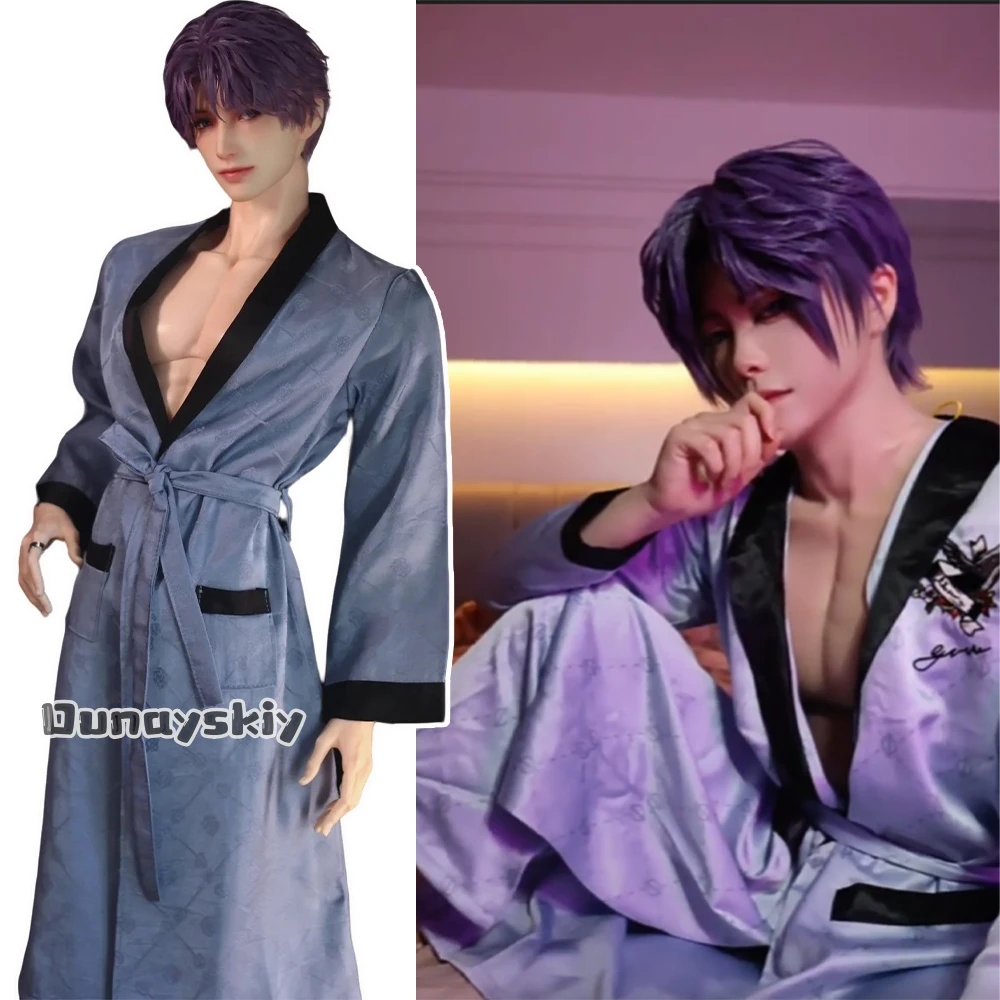 Game Love and Deepspace Rafayel Cosplay Bathrobe Costume Long-Sleeved Waist Bathrobe Coat Halloween Rafayel Role-playing Suits
Game Love and Deepspace Rafayel Cosplay Bathrobe Costume Long-Sleeved Waist Bathrobe Coat Halloween Rafayel Role-playing Suits