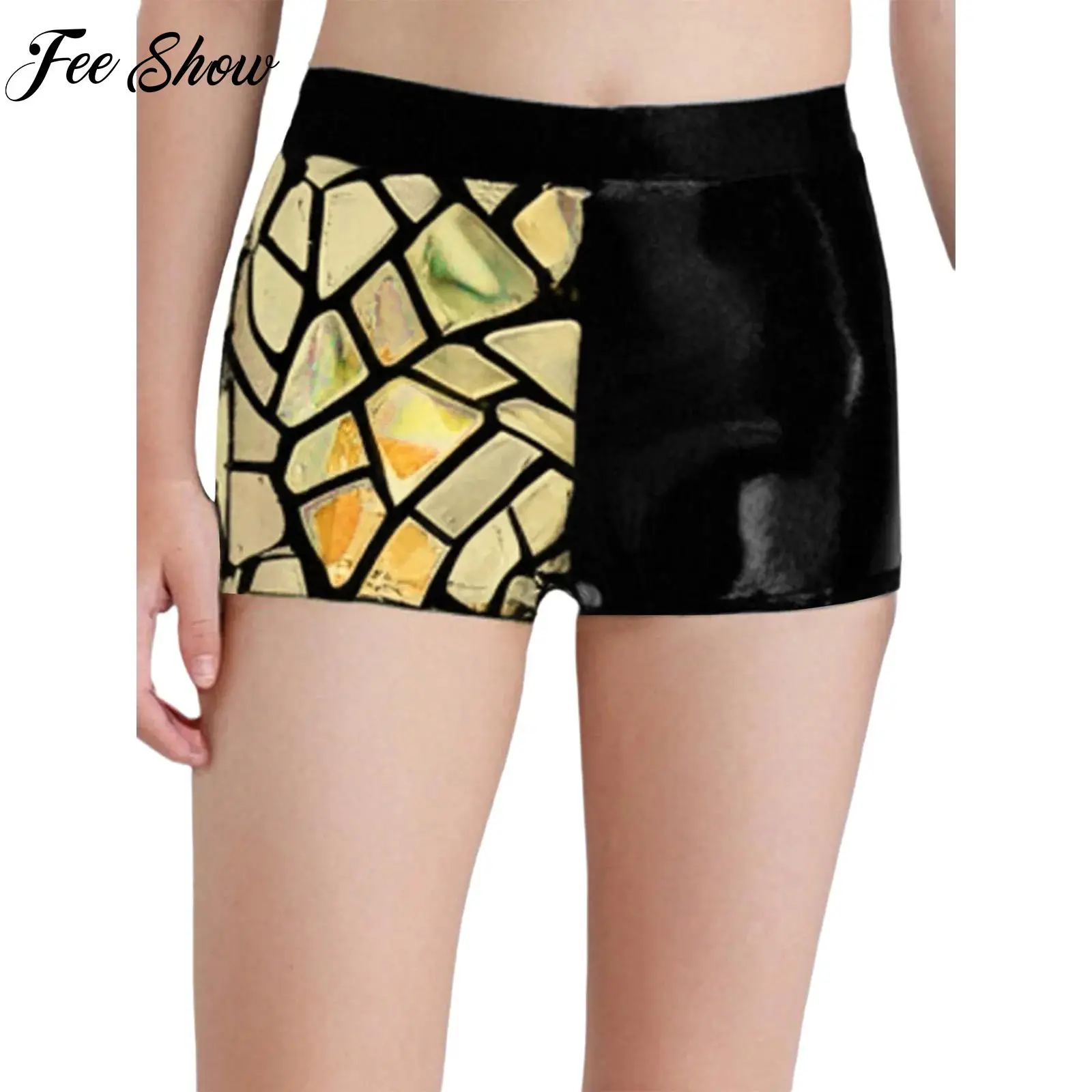 New Kids Girls Sports Shorts Shiny Sequins Embellished Elastic Waistband Metallic Shorts Gymnastics Figure Skating Dance Clothes
New Kids Girls Sports Shorts Shiny Sequins Embellished Elastic Waistband Metallic Shorts Gymnastics Figure Skating Dance Clothes