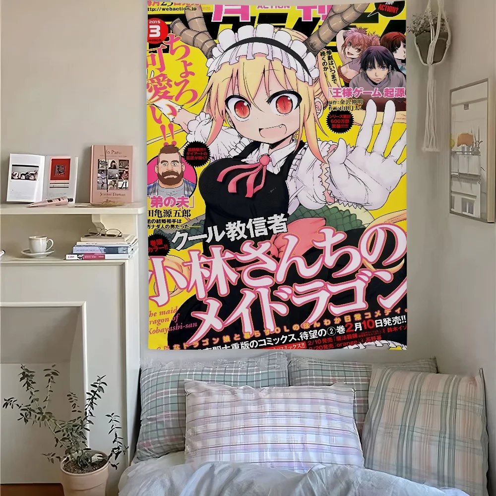 K-Kobayashi Maid Dragon Tapestry 90x140cm Home Bedroom Living Room Bar Outdoor Microfiber Wall Art Decorated Banners
K-Kobayashi Maid Dragon Tapestry 90x140cm Home Bedroom Living Room Bar Outdoor Microfiber Wall Art Decorated Banners