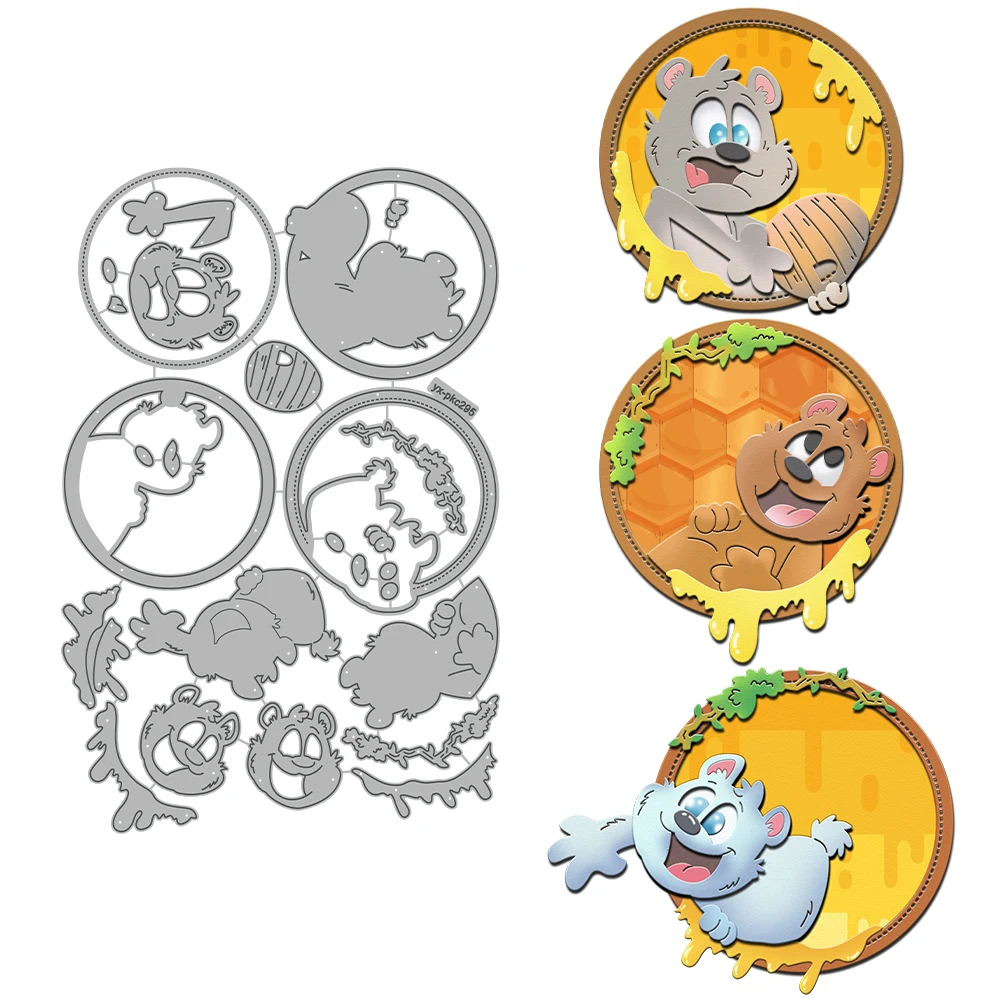 MangoCraft Cartoon Animals Round Shaker Cutting Dies DIY Scrapbooking Supplies Metal Dies Knife Mold For Cards Albums Decor
MangoCraft Cartoon Animals Round Shaker Cutting Dies DIY Scrapbooking Supplies Metal Dies Knife Mold For Cards Albums Decor