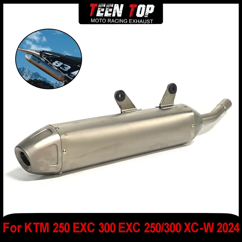 Offroad Bike 470mm Exhaust Muffler Titanium Alloy For KTM 250/300XC-W 250/300 EXC 250/300 SX Slip-on Exhaust 250 XC-W 2024
Offroad Bike 470mm Exhaust Muffler Titanium Alloy For KTM 250/300XC-W 250/300 EXC 250/300 SX Slip-on Exhaust 250 XC-W 2024