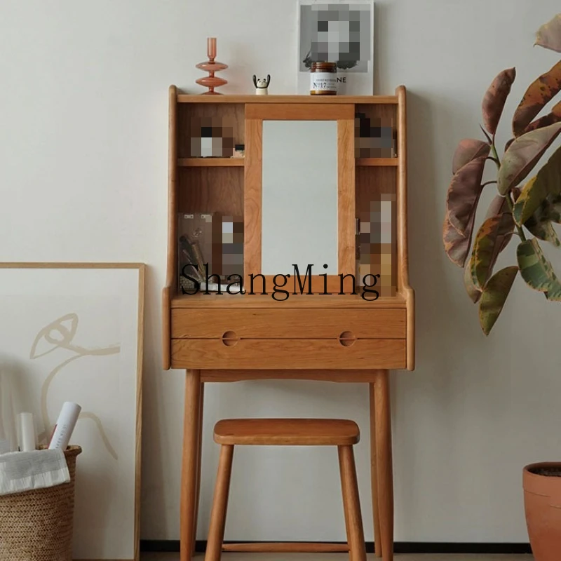 ZYY solid wood household small apartment with mirror makeup table bedroom simple log storage dressing table
ZYY solid wood household small apartment with mirror makeup table bedroom simple log storage dressing table