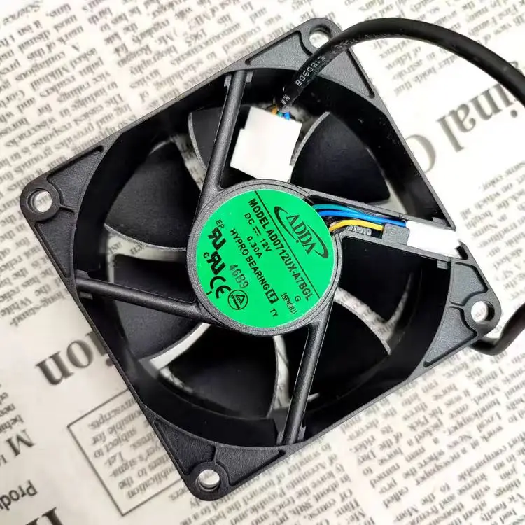 The new ADDA Ad0712UX-A7BGL7025 12v 0.30A PWM intelligent temperature control cooling fan.
The new ADDA Ad0712UX-A7BGL7025 12v 0.30A PWM intelligent temperature control cooling fan.