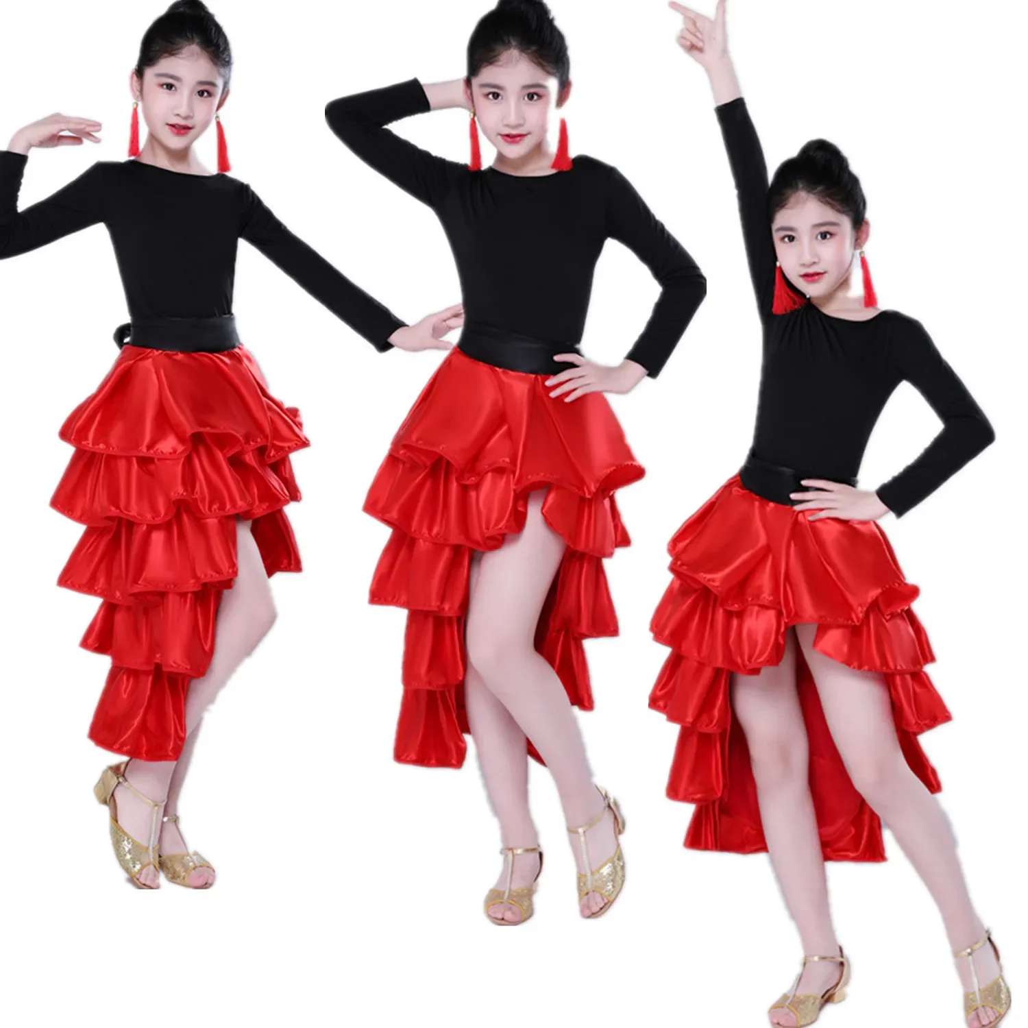 1pcs/lot children fashion latin dance skirt girl black red triangle dancing skirt
1pcs/lot children fashion latin dance skirt girl black red triangle dancing skirt