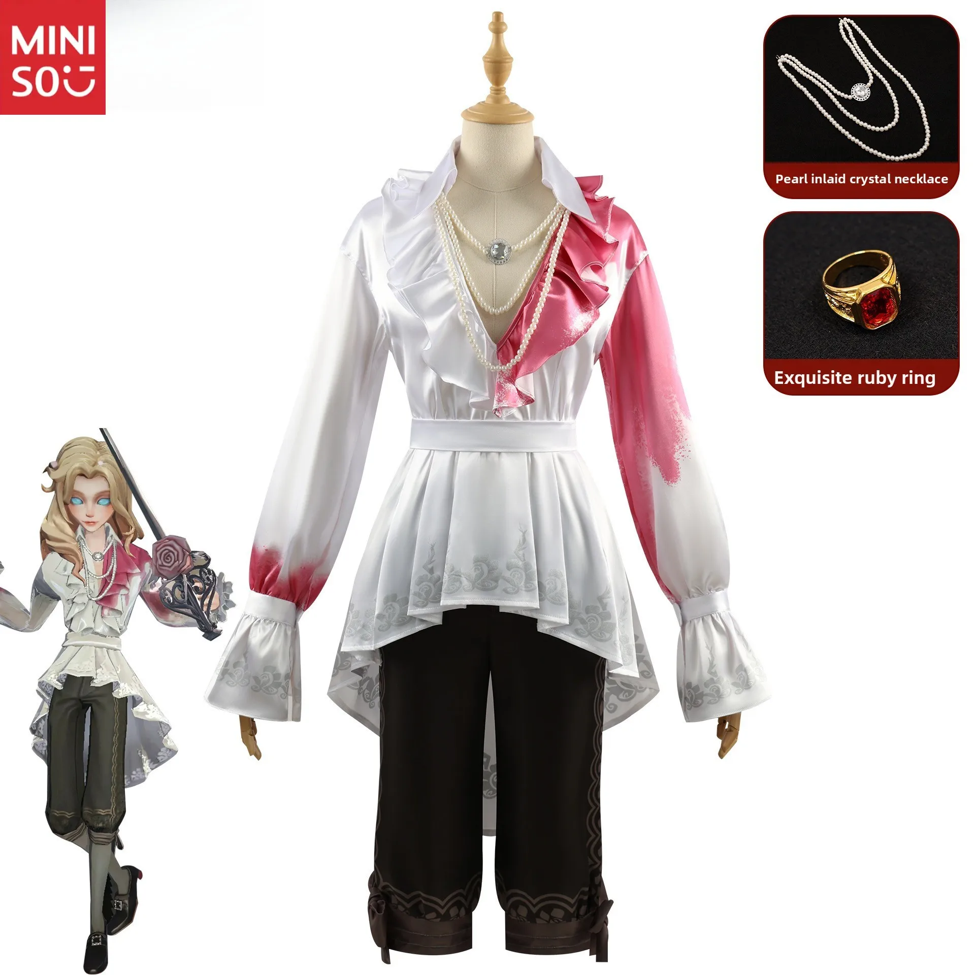 Miniso Fifth Personality Cos Suit, Photographer Hangover Joseph Cos Suit Two-dimensional Game Costume Men's Clothing
Miniso Fifth Personality Cos Suit, Photographer Hangover Joseph Cos Suit Two-dimensional Game Costume Men's Clothing