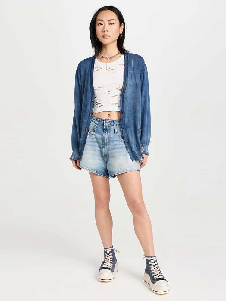 Retro Blue Denim Short Pants Women's Summer 2024 New Five-Point Slimming Design High Waist Jeans Casual Fashion plus Size
Retro Blue Denim Short Pants Women's Summer 2024 New Five-Point Slimming Design High Waist Jeans Casual Fashion plus Size