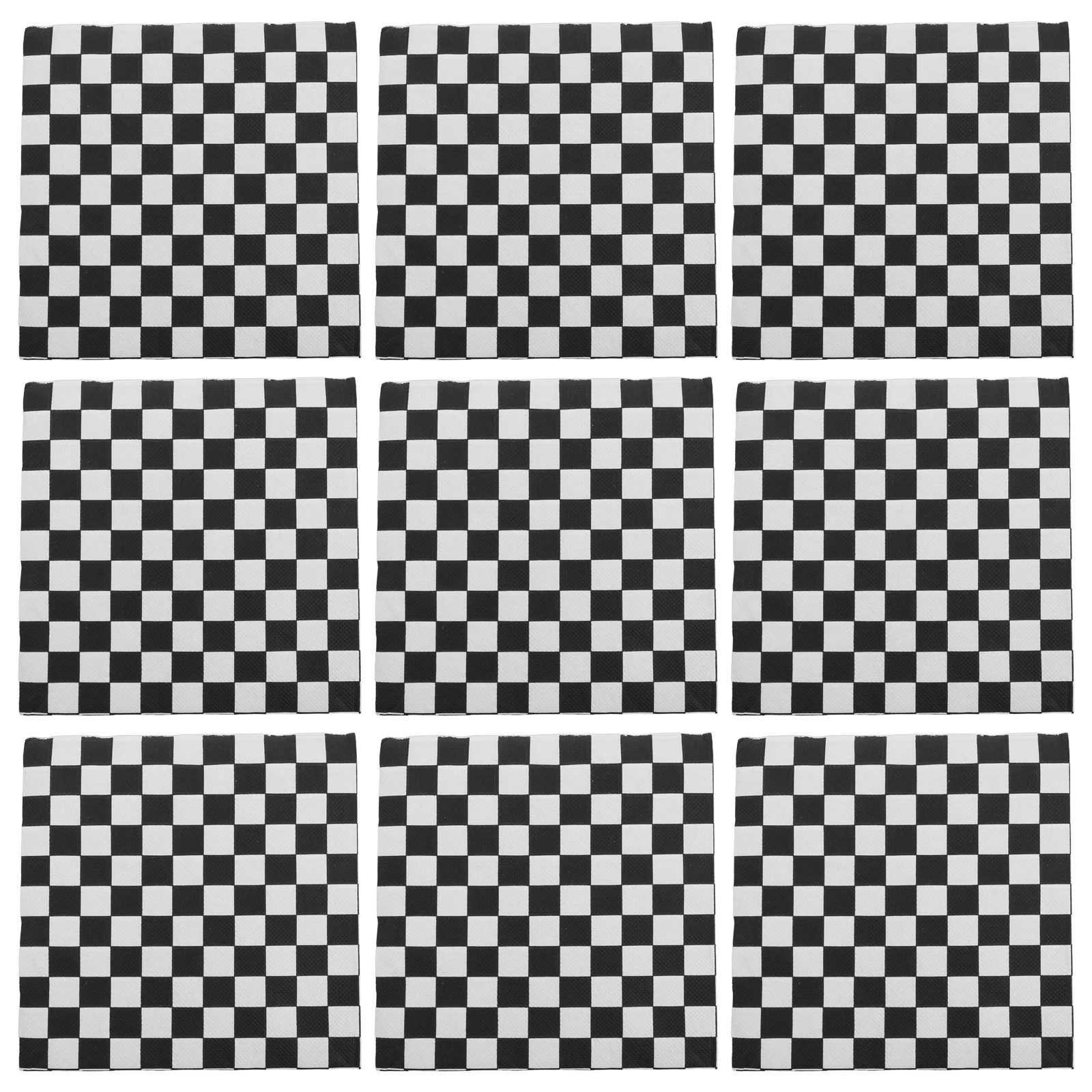 100pcs Black White Checkered Napkins Soft Comfortable High Absorbency Wedding Party Decorations Disposable Towels
100pcs Black White Checkered Napkins Soft Comfortable High Absorbency Wedding Party Decorations Disposable Towels