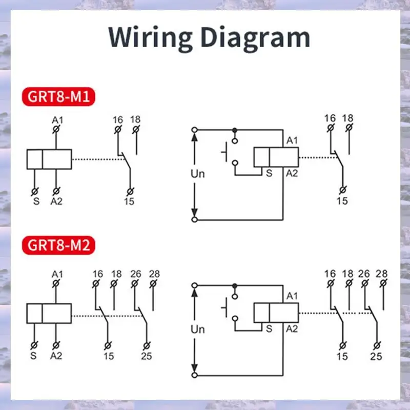 GEYA GRT8-M 16A Multifunction Timer Relay On Off Time Delay Relay Adjustable With 10 Function Choices
GEYA GRT8-M 16A Multifunction Timer Relay On Off Time Delay Relay Adjustable With 10 Function Choices
